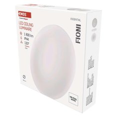 EMOS EMOS LED prisadené svietidlo FIONI, kruhové biele 18W 4000K, IP44 ZM1121