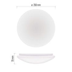 EMOS EMOS LED prisadené svietidlo TIVI, A CLASS, kruhové biele 5,5 W, IP44, neutrálna biela ZM3405