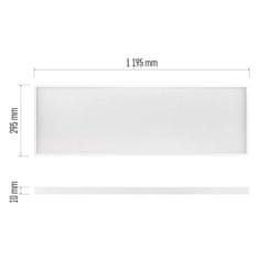 EMOS EMOS LED panel PROXO 30x120, obdĺžnikový vstavaný biely, 33W, neutrálna biela ZB3124