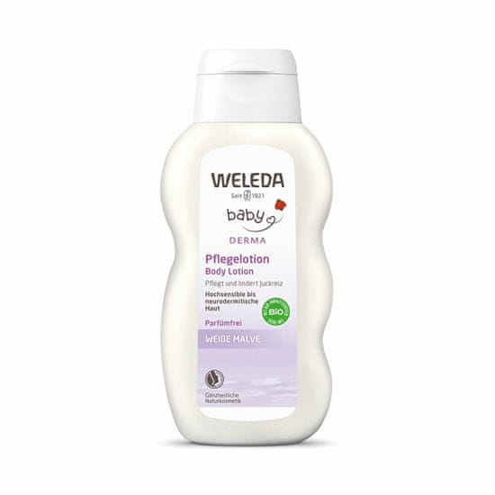 Weleda Upokojujúce telové mlieko Baby Derma 200 ml