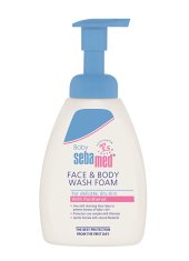 Sebamed Detská umývacia pena na tvár a telo Baby (Face & Body Wash Foam) 400 ml