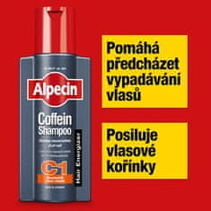 Alpecin Kofeínový šampón proti vypadávaniu vlasov C1 (Energizer Coffein Shampoo) 250 ml