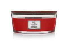 Woodwick Vonná sviečka loď Crimson Berries 453,6 g