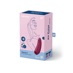 Satisfyer Vibrátor na stimuláciu klitorisu Curvy 1+ červený