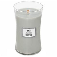 Woodwick Vonná sviečka váza veľká Lavender & Cedar 609,5 g