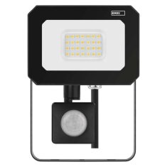 EMOS EMOS LED reflektor SIMPO s pohybovým čidlom, 20 W, čierny, neutrálna biela ZS2323