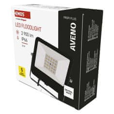 EMOS EMOS LED reflektor AVENO 20W, čierny, neutrálna biela ZS2413