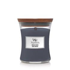 Woodwick Vonná sviečka váza stredná Indigo Suede 275 g