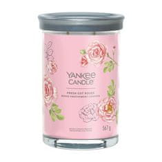 Yankee Candle Aromatická sviečka Signature tumbler veľký Fresh Cut Roses 567 g