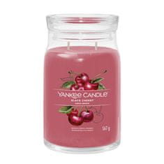 Yankee Candle Aromatická sviečka Signature sklo veľké Black Cherry 567 g