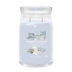 Yankee Candle Aromatická sviečka Signature sklo veľké A Calm & Quiet Place 567 g