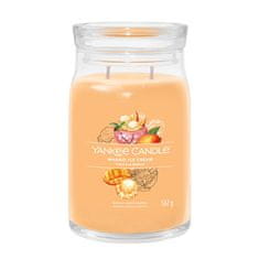 Yankee Candle Aromatická sviečka Signature sklo veľké Mango Ice Cream 567 g