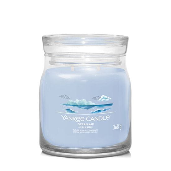 Yankee Candle Aromatická sviečka Signature sklo stredná Ocean Air 368 g