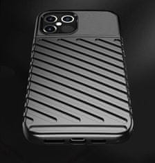 HURTEL THUNDER CASE FLEXIBILNÉ PANCIEROVÉ PUZDRO, KRYT PRE IPHONE 12 PRO / IPHONE 12 MODRÝ