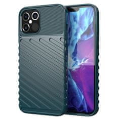 HURTEL THUNDER CASE, FLEXIBILNÉ PANCIEROVÉ PUZDRO, KRYT NA IPHONE 12 PRO / IPHONE 12, ZELENÝ