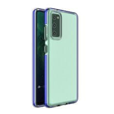 HURTEL SPRING CASE COVER GÉLOVÉ PUZDRO S FAREBNÝM RÁMOM PRE XIAOMI MI 10T PRO / MI 10T TMAVOMODRÉ