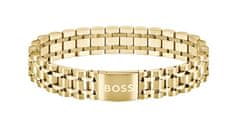 Hugo Boss Elegantný pozlátený náramok pre mužov Owan 1580645