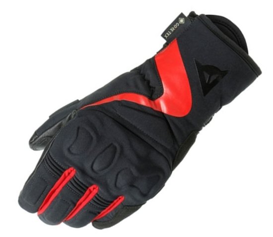 Dainese Dámské rukavice NEBULA GORE-TEX GLOVES LADY BLACK/RED