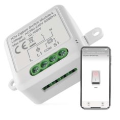 EMOS GoSmart spínací modul IP-2103SZ, ZigBee, 1-kanálový (nevyžaduje N vodič)