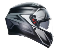 AGV K3 E2206 MPLK COMPOUND MATT BLACK/GREY vel. XL