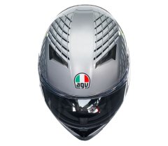 AGV K3 E2206 MPLK FORTIFY GREY/BLACK/YELLOW FLUO vel. S