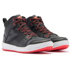 Dainese SUBURB D-WP SHOES BLACK/WHITE/RED-LAVA vel. 44