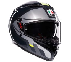 AGV K3 E2206 MPLK SHADE GREY/YELLOW FLUO vel. L