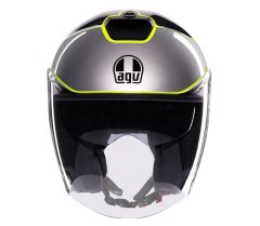 AGV IRIDES E2206 DAVAO BLACK/GREY/YELLOW FLUO vel. XS