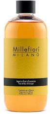 Millefiori Milano Náhradná náplň do arómy difuzéra Natural Drevo a pomarančové kvety 250 ml