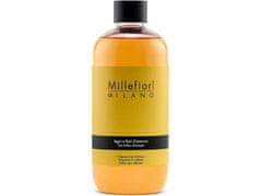 Millefiori Milano Náhradná náplň do arómy difuzéra Natural Drevo a pomarančové kvety 500 ml