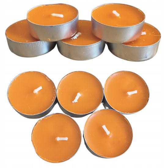 Korbi Súprava 5x tealight, tekvicové sviečky, čajové svetlá pre lampióny.