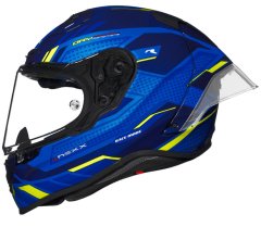 Nexx Helma na moto X.R3R PRECISION blue/neon MT vel. L