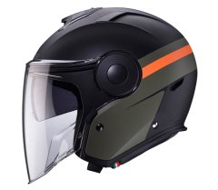 Caberg Soho Zephyr matt black/military green/orange vel. L