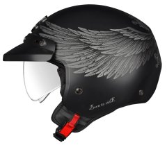 Nexx helma Y.10 Eagle Rider black grey MT vel. 2XL