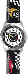 CLOCKODILE Svietivé tmavomodré chlapčenské hodinky RACING CARS