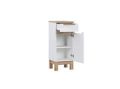 COMAD BALI WHITE 810 FSC skrinka nízka 35cm, biela - Comad