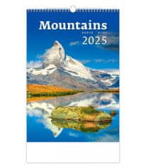 Kalendár nástenný 2025 - Mountains / Berge / Hory