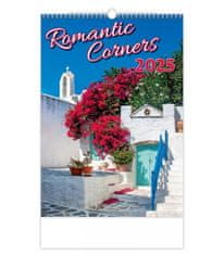 Kalendár nástenný 2025 - Romantic Corners