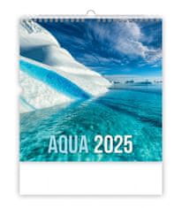 Kalendár nástenný 2025 - Aqua