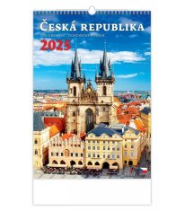 Kalendár nástenný 2025 - Česká republika / Slovakia / Slowakei Republik