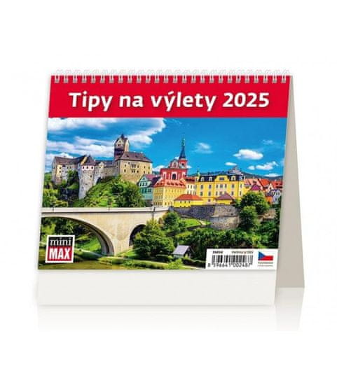 Kalendár stolný 2025 - MiniMax Tipy na výlety