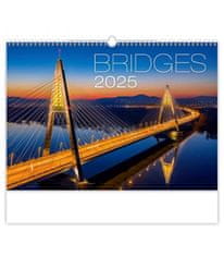 Kalendár nástenný 2025 - Bridges