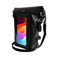 Lodný vak FIXED Float Bag s vreckom pre mobilný telefón 3L, čierna