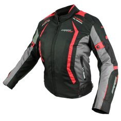 Cappa Racing Dámska moto bunda AREZZO textilní čierna/červená - L - 05758 L