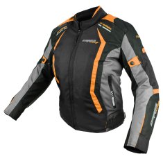 Cappa Racing Dámska moto bunda AREZZO textilní čierna/oranžová S