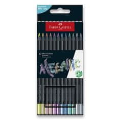 Faber-Castell Pastelky Black Edition Metalic 12 farieb