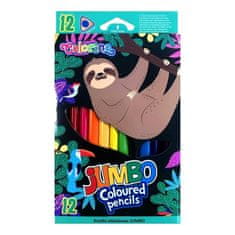 Colorino pastelky trojhranné JUMBO Wildkid 12 farieb