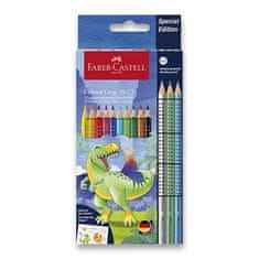 Faber-Castell Pastelky Colour Grip Dinosaurus súprava, 13 ks