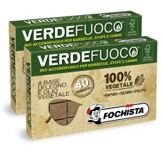 Podpaľovač BIO drevený F40 – Multipack 2ks