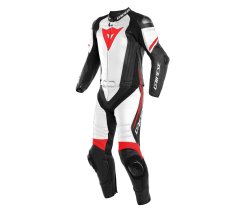 kombinéza LAGUNA SECA 4 2PCS SUIT BLACK-MATT/WHITE/FLUO-RED - vel. 56